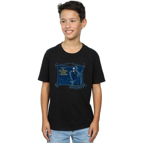 Abbigliamento Bambino T-shirt maniche corte Disney Nightmare Before Christmas Jack And The Well Nero