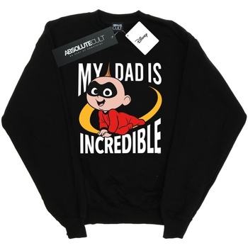 Abbigliamento Bambina Felpe Disney The Incredibles My Dad Mr Incredible Nero