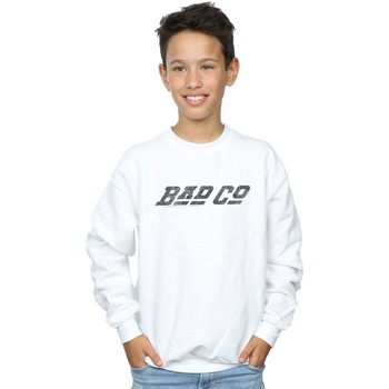 Abbigliamento Bambino Felpe Bad Company Straight Logo Bianco