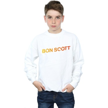Abbigliamento Bambino Felpe Bon Scott Shattered Logo Bianco