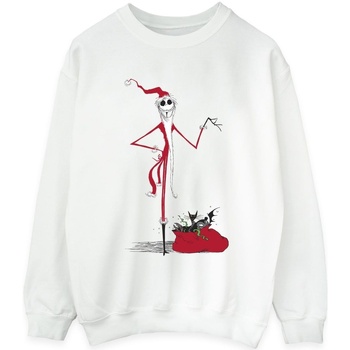 Abbigliamento Donna Felpe Nightmare Before Christmas Christmas Presents Bianco