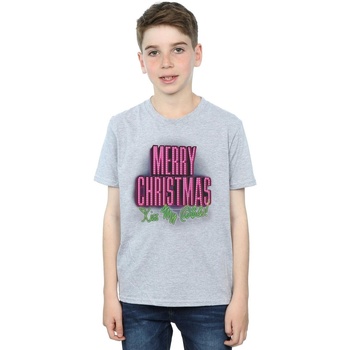 Abbigliamento Bambino T-shirt maniche corte National Lampoon´s Christmas Va Kiss My Ass Grigio