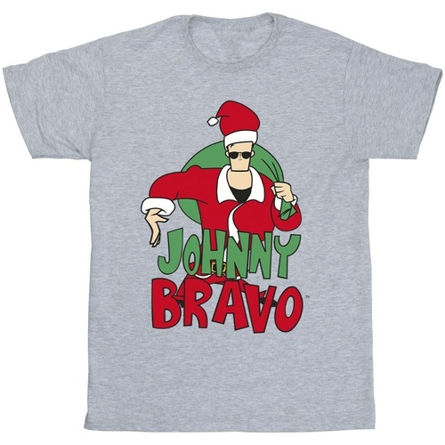 Abbigliamento Uomo T-shirts a maniche lunghe Johnny Bravo Johnny Christmas Grigio
