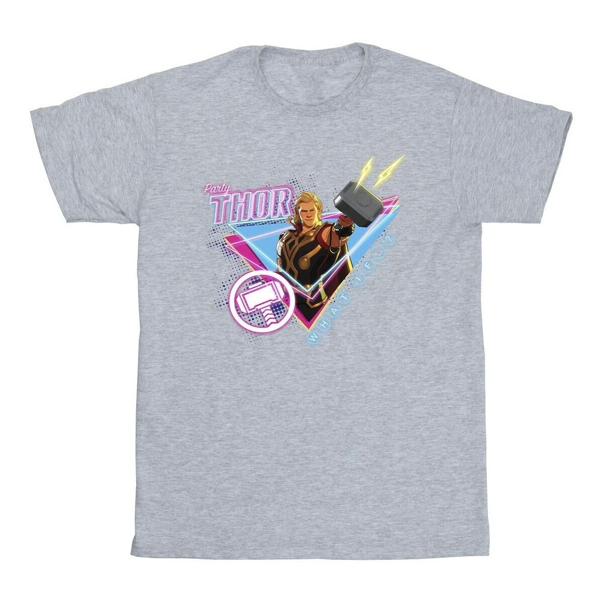 Abbigliamento Bambina T-shirts a maniche lunghe Marvel What If Party Thor Alt Grigio