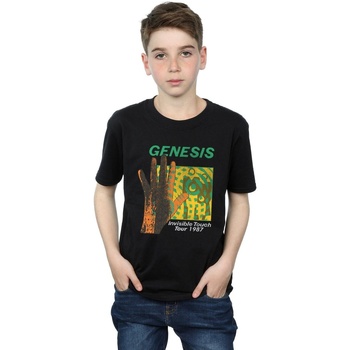Abbigliamento Bambino T-shirt maniche corte Genesis Invisible Touch Tour Nero