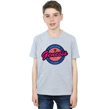 Abbigliamento Bambino T-shirt maniche corte Genesis Neon Logo Grigio