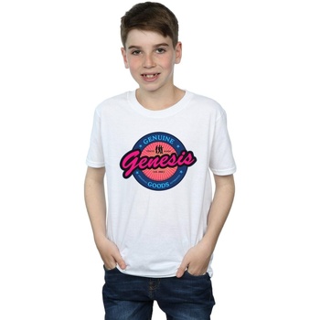Abbigliamento Bambino T-shirt maniche corte Genesis Neon Logo Bianco