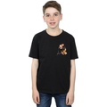 Image of T-shirt Janis Joplin Floral Faux Pocket