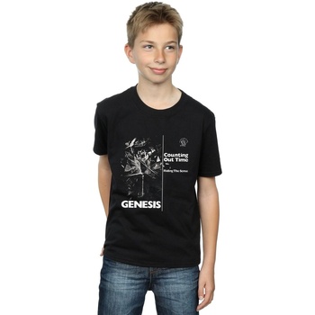 Abbigliamento Bambino T-shirt maniche corte Genesis Counting Out Time Nero