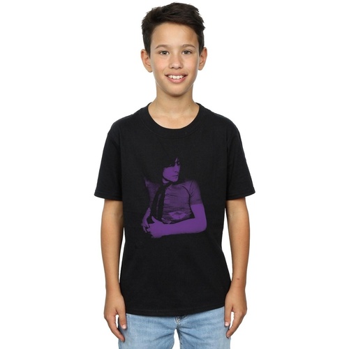 Abbigliamento Bambino T-shirt maniche corte Syd Barrett Violet Portrait Nero