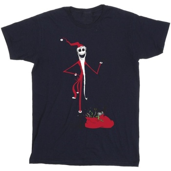 Abbigliamento Bambina T-shirts a maniche lunghe Nightmare Before Christmas Christmas Presents Blu