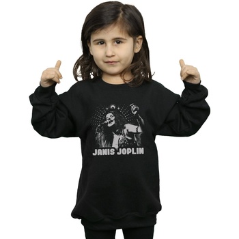 Abbigliamento Bambina Felpe Janis Joplin Spiritual Mono Nero
