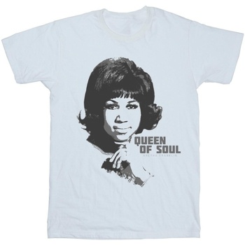 Abbigliamento Bambino T-shirt maniche corte Aretha Franklin Queen Of Soul Bianco