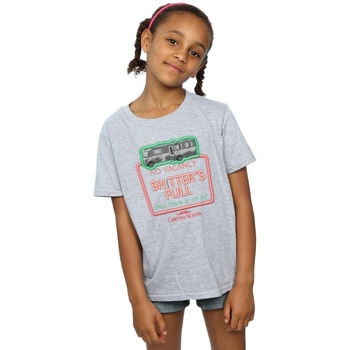 Abbigliamento Bambina T-shirts a maniche lunghe National Lampoon´s Christmas Va Greyscale No Vacancy Grigio