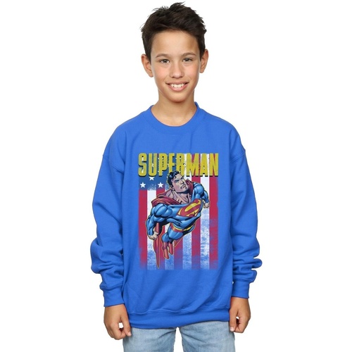 Abbigliamento Bambino Felpe Dc Comics Superman Flight Blu