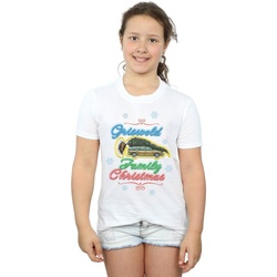 Abbigliamento Bambina T-shirts a maniche lunghe National Lampoon´s Christmas Va Griswold Family Christmas Bianco