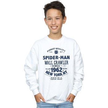 Abbigliamento Bambino Felpe Marvel Spider-Man Finest Quality Bianco
