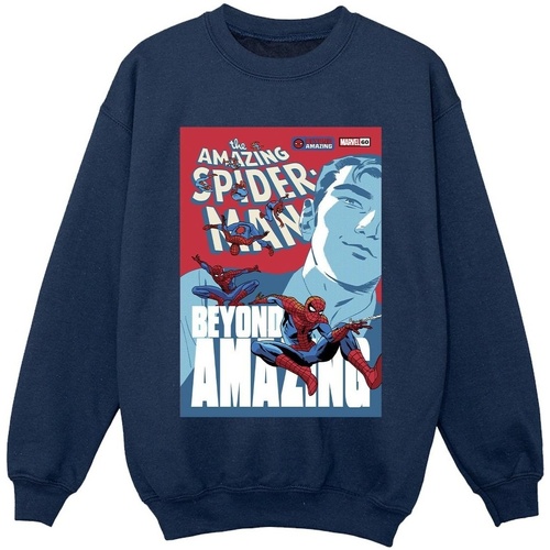 Abbigliamento Bambino Felpe Marvel Spider-Man Beyond Amazing Cover Blu
