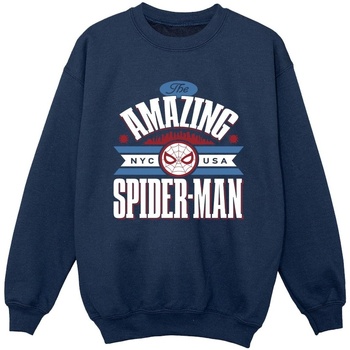 Abbigliamento Bambino Felpe Marvel Spider-Man NYC Amazing Blu