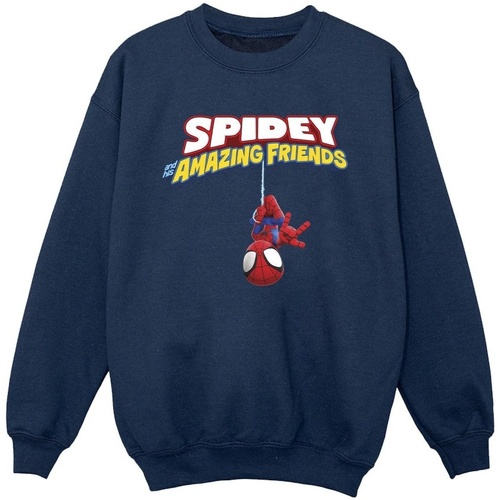 Abbigliamento Bambino Felpe Marvel Spider-Man Hanging Upside Down Blu