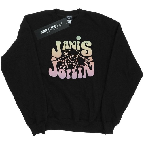 Abbigliamento Donna Felpe Janis Joplin Pastel Logo Nero