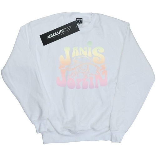 Abbigliamento Donna Felpe Janis Joplin Pastel Logo Bianco