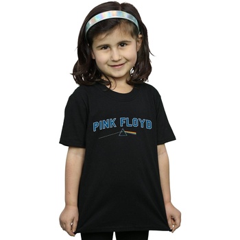 Abbigliamento Bambina T-shirts a maniche lunghe Pink Floyd College Prism Nero