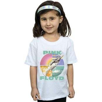 Abbigliamento Bambina T-shirts a maniche lunghe Pink Floyd Wish You Were Here Bianco
