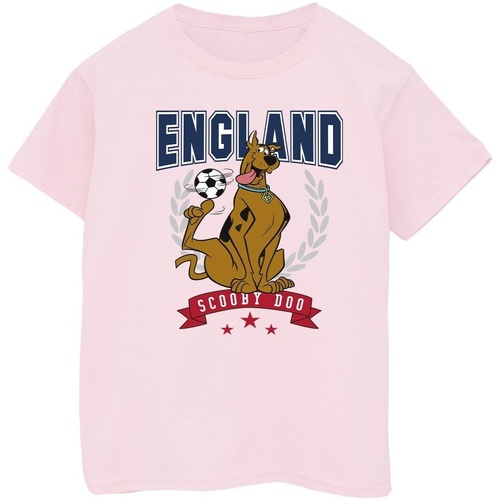 Abbigliamento Bambino T-shirt maniche corte Scooby Doo England Football Rosso