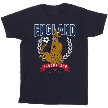 Abbigliamento Bambino T-shirt maniche corte Scooby Doo England Football Blu