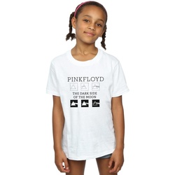 Abbigliamento Bambina T-shirts a maniche lunghe Pink Floyd Pyramid Trio Bianco
