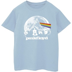 Abbigliamento Bambina T-shirts a maniche lunghe Pink Floyd Moon Prism Blue Blu