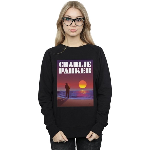 Abbigliamento Donna Felpe Charlie Parker Into The Sunset Nero
