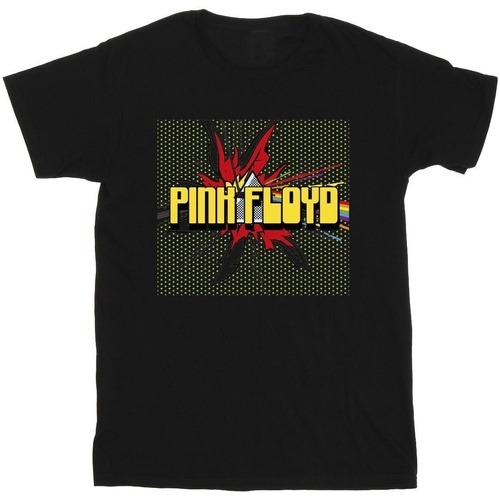 Abbigliamento Bambina T-shirts a maniche lunghe Pink Floyd Pop Art Nero