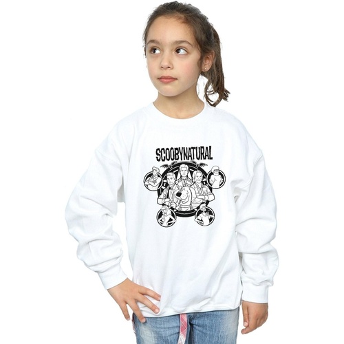 Abbigliamento Bambina Felpe Scoobynatural Mono Characters Bianco