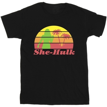 Abbigliamento Bambino T-shirt maniche corte Marvel She-Hulk: Attorney At Law Sunset Flex Nero