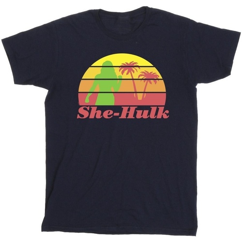 Abbigliamento Bambino T-shirt maniche corte Marvel She-Hulk: Attorney At Law Sunset Flex Blu