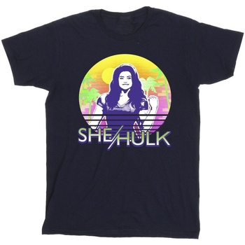 Abbigliamento Bambino T-shirt maniche corte Marvel She-Hulk: Attorney At Law Sunset Smile Blu