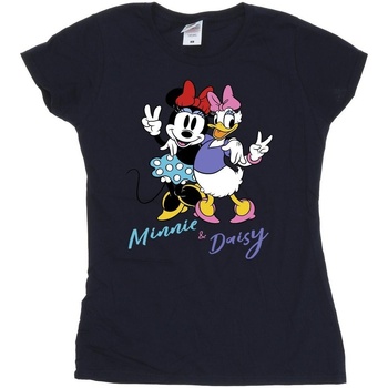 Abbigliamento Donna T-shirts a maniche lunghe Disney Minnie Mouse And Daisy Blu