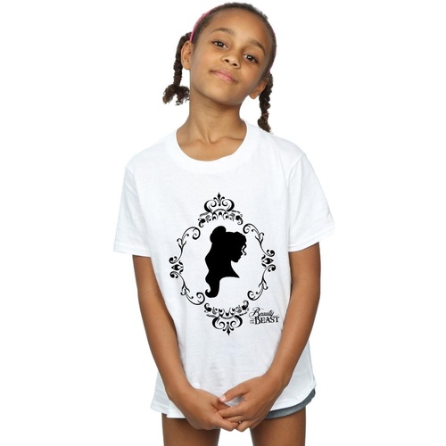 Abbigliamento Bambina T-shirts a maniche lunghe Disney BI33619 Bianco