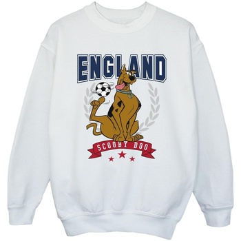 Abbigliamento Bambina Felpe Scooby Doo England Football Bianco