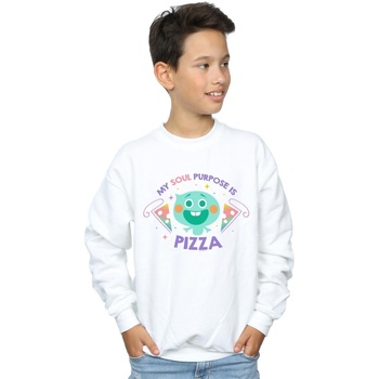 Abbigliamento Bambino Felpe Disney Soul 22 Soul Purpose Is Pizza Bianco