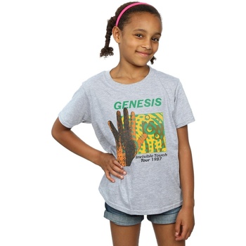 Abbigliamento Bambina T-shirts a maniche lunghe Genesis Invisible Touch Tour Grigio