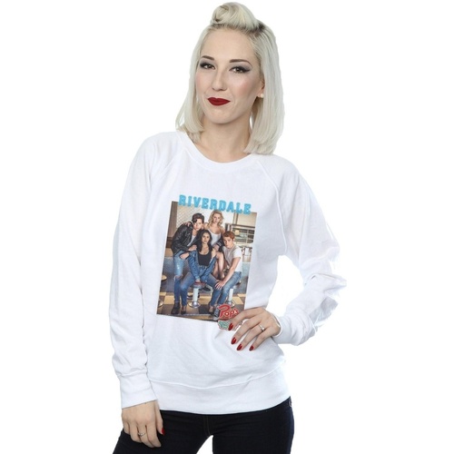 Abbigliamento Donna Felpe Riverdale Pops Group Photo Bianco