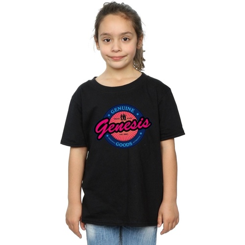 Abbigliamento Bambina T-shirts a maniche lunghe Genesis Neon Logo Nero