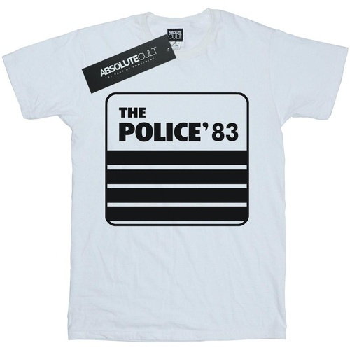 Abbigliamento Bambina T-shirts a maniche lunghe The Police 83 Tour Bianco
