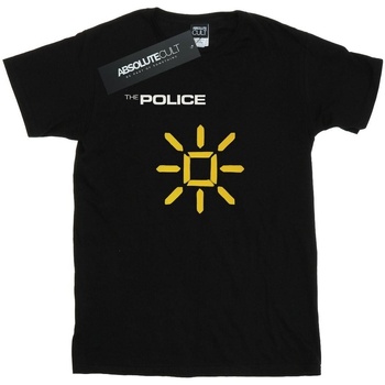 Abbigliamento Bambina T-shirts a maniche lunghe The Police Invisible Sun Nero