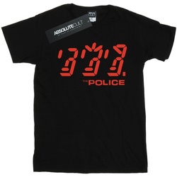 Abbigliamento Bambina T-shirts a maniche lunghe The Police Ghost Icon Nero