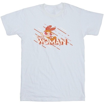 Abbigliamento Bambina T-shirts a maniche lunghe The Powerpuff Girls Boss Woman Bianco