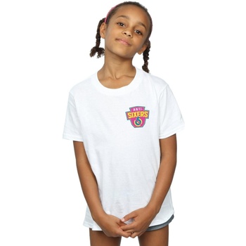 Abbigliamento Bambina T-shirts a maniche lunghe Ready Player One Anti Sixers Breast Logo Bianco